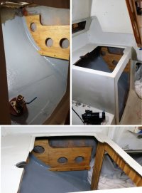 Galley Sink Base:  Part 1 Removal and Rebuild