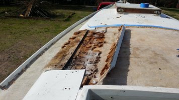 Balsa Core Repair:  Cabin Top and Companionway - Part 1