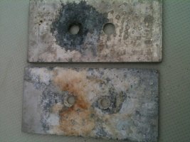Re-bedding chain plates